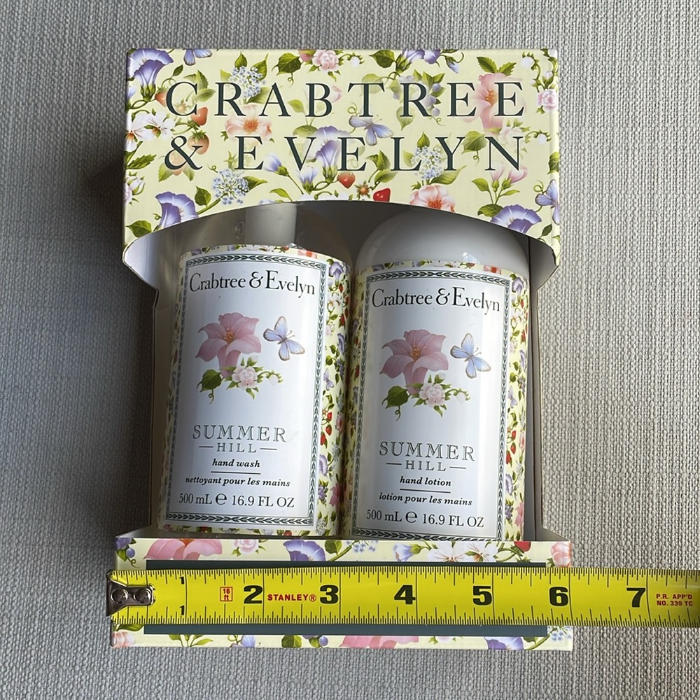 Crabtree & Evelyn summer hill gift set hand wash hand lotion - Picture 8 of 10